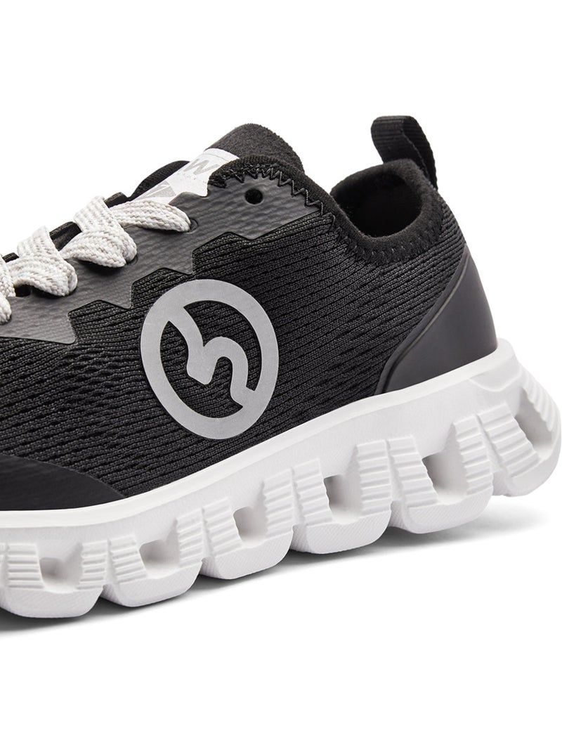Sneakers conguitos malla amortiguable Zwart Zwart - Kiabi