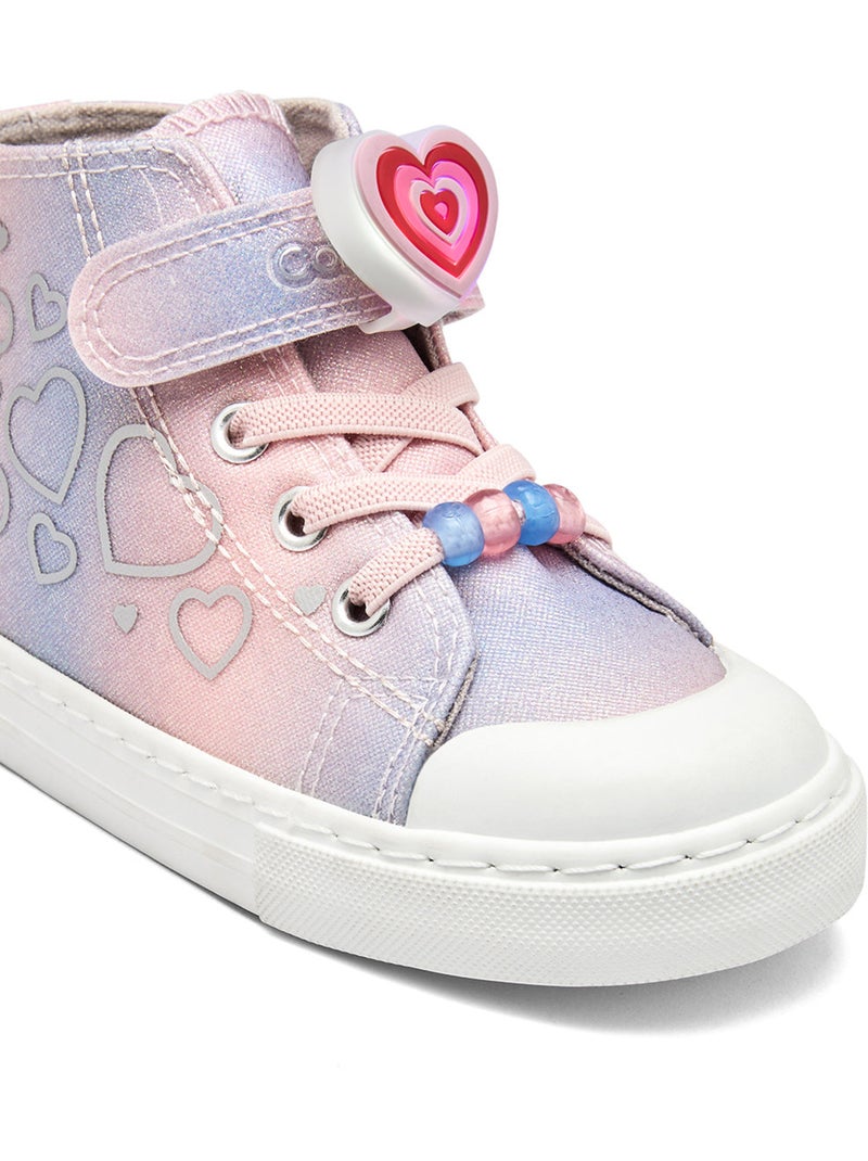 Sneakers conguitos purpurina luces Multicolor - Kiabi