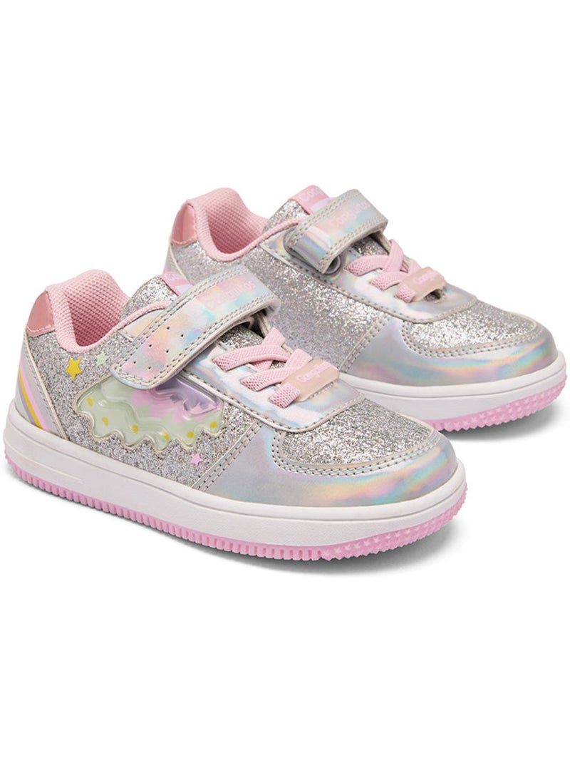 Sneakers conguitos rainbow light Zilver - Kiabi