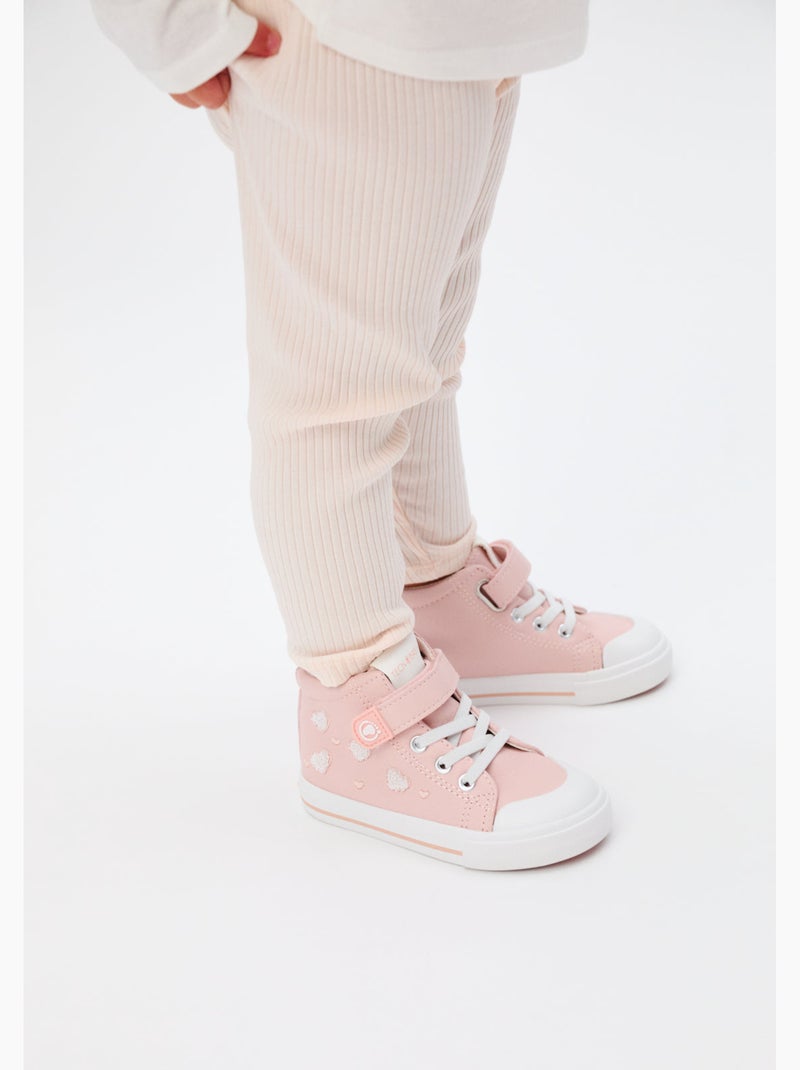 Sneakers Conguitos Tecnobaby Altas Roze - Kiabi