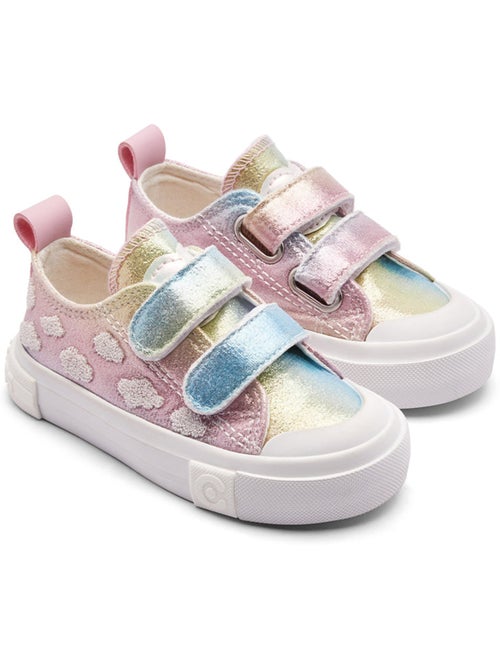 Sneakers conguitos tiras nubes - Kiabi