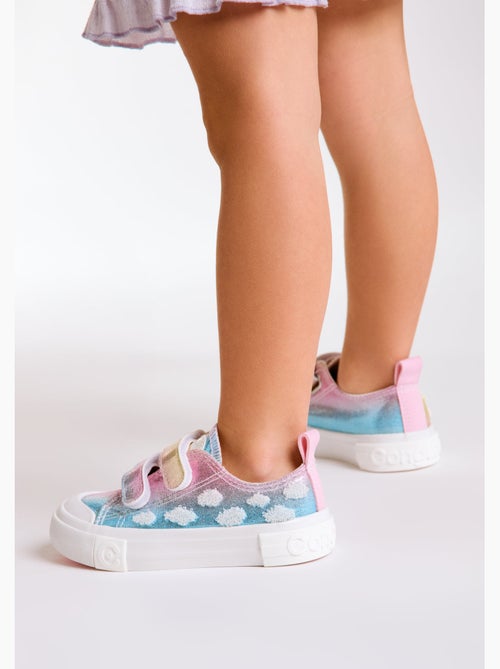 Sneakers conguitos tiras nubes - Kiabi