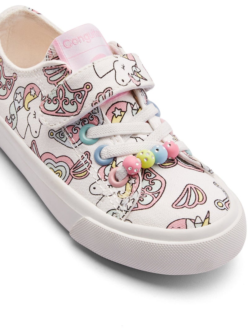 Sneakers conguitos unicornio fantasía Wit - Kiabi