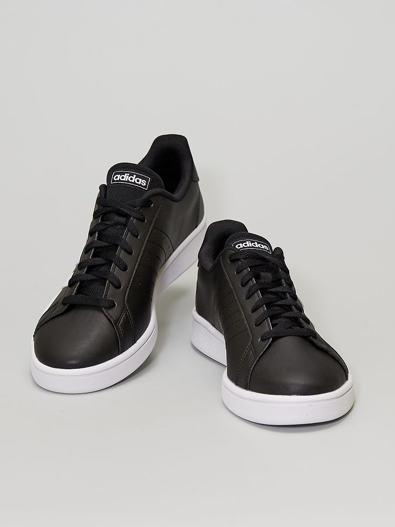 Sneakers 'Grand court base' 'adidas' zwart - Kiabi