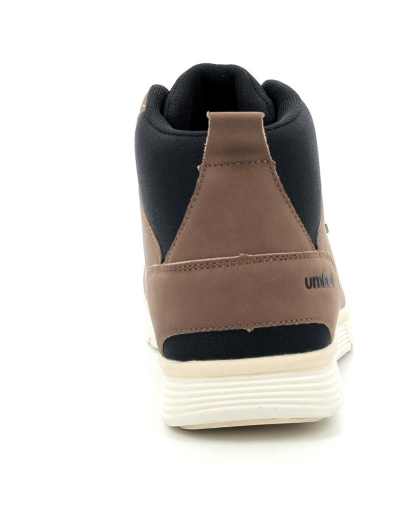 Sneakers hautes Polyurethane Um Nelda Net Camel - Kiabi