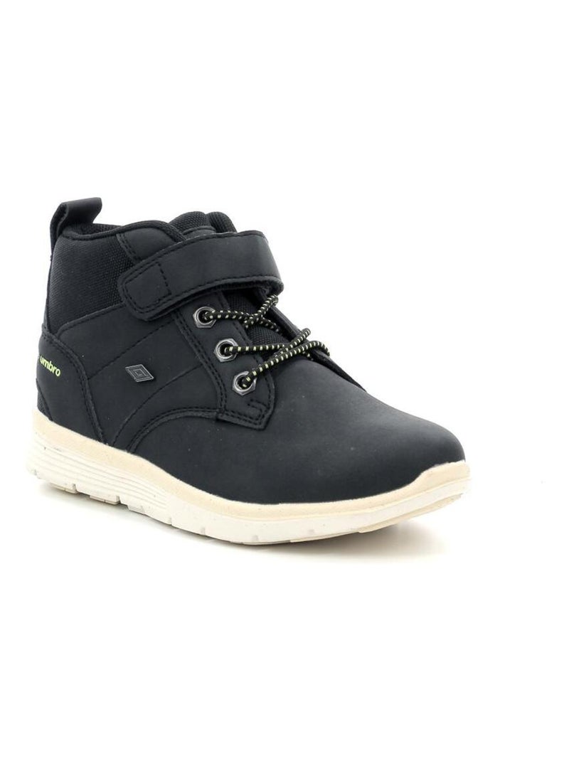 Sneakers hautes Polyurethane Um Nelda Vlc Ne Noir - Kiabi