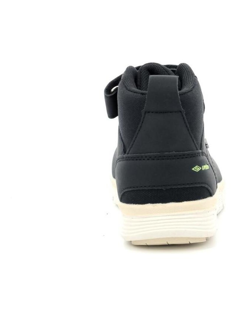 Sneakers hautes Polyurethane Um Nelda Vlc Ne Noir - Kiabi