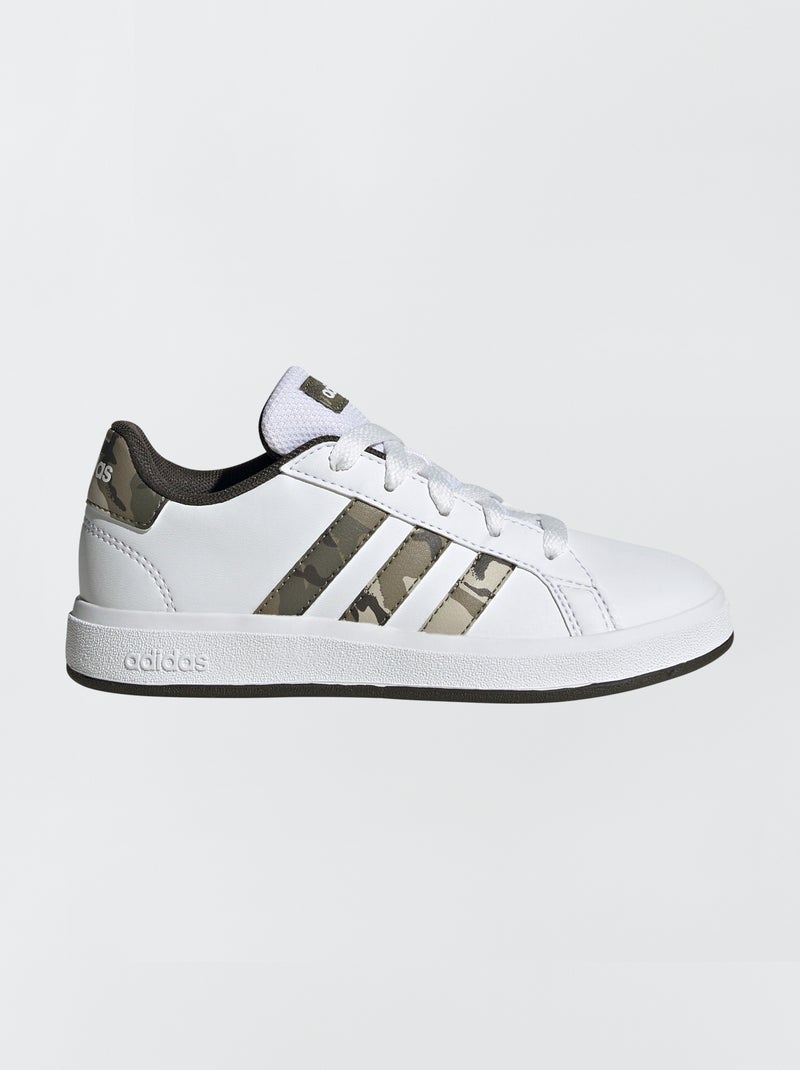 Sneakers met camouflageprint 'adidas' wit - Kiabi