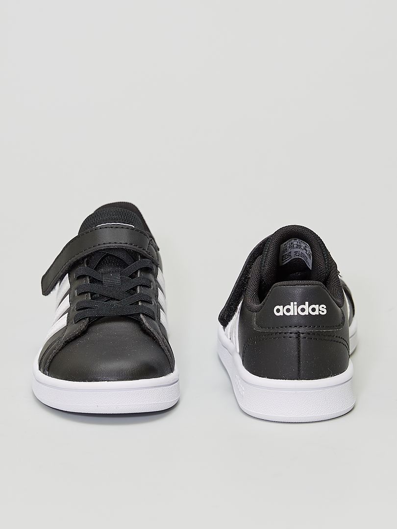 fluiten Liever uitslag Sneakers met elastische veters - Adidas Grand Court C - ZWART - Kiabi -  35.00€