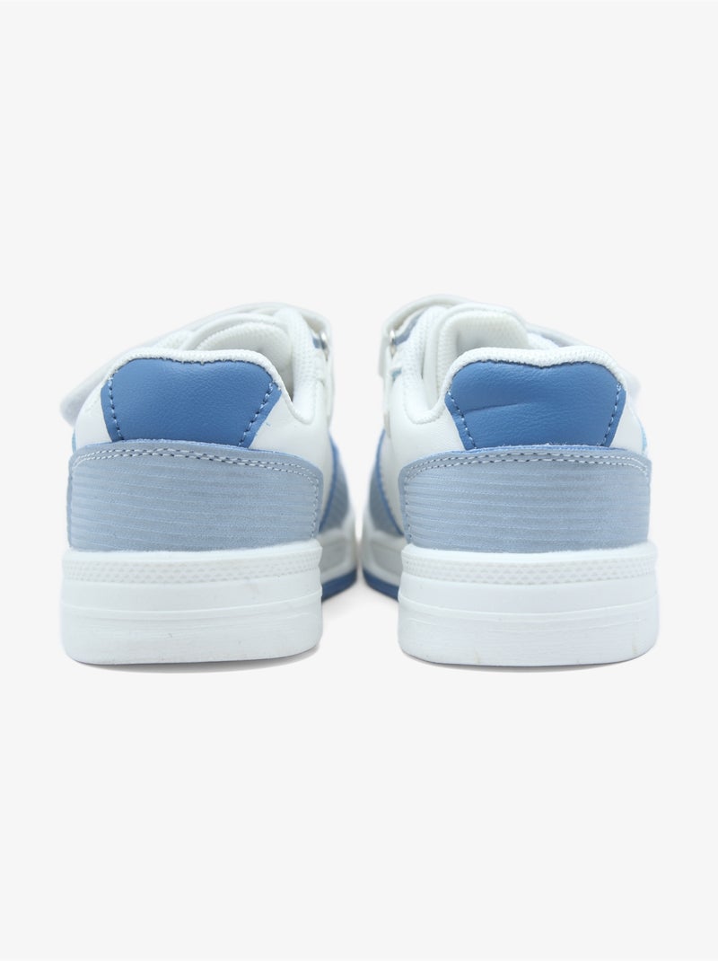 Sneakers met klittenband Blauw - Kiabi