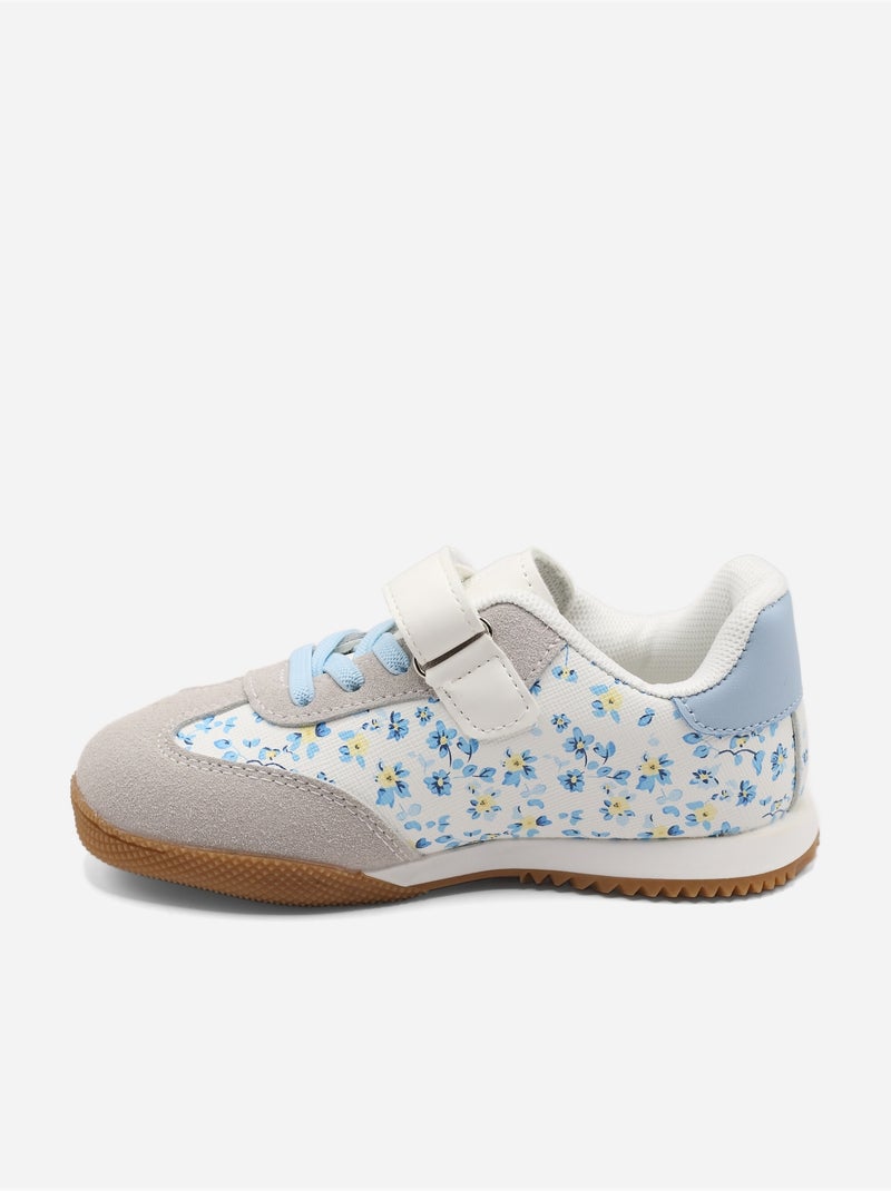 Sneakers met klittenband Blauw - Kiabi