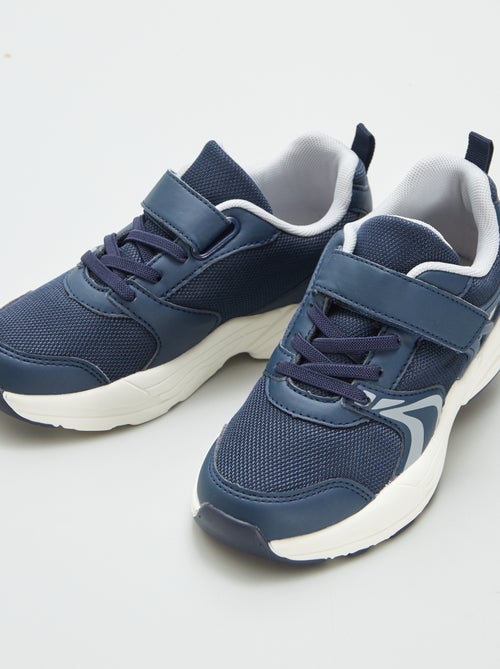 Sneakers met klittenband en veters - Kiabi