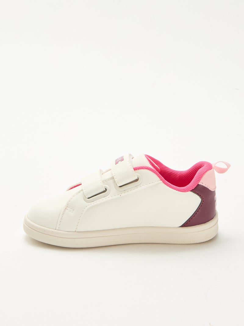 Sneakers met klittenband 'Minnie' Wit - Kiabi