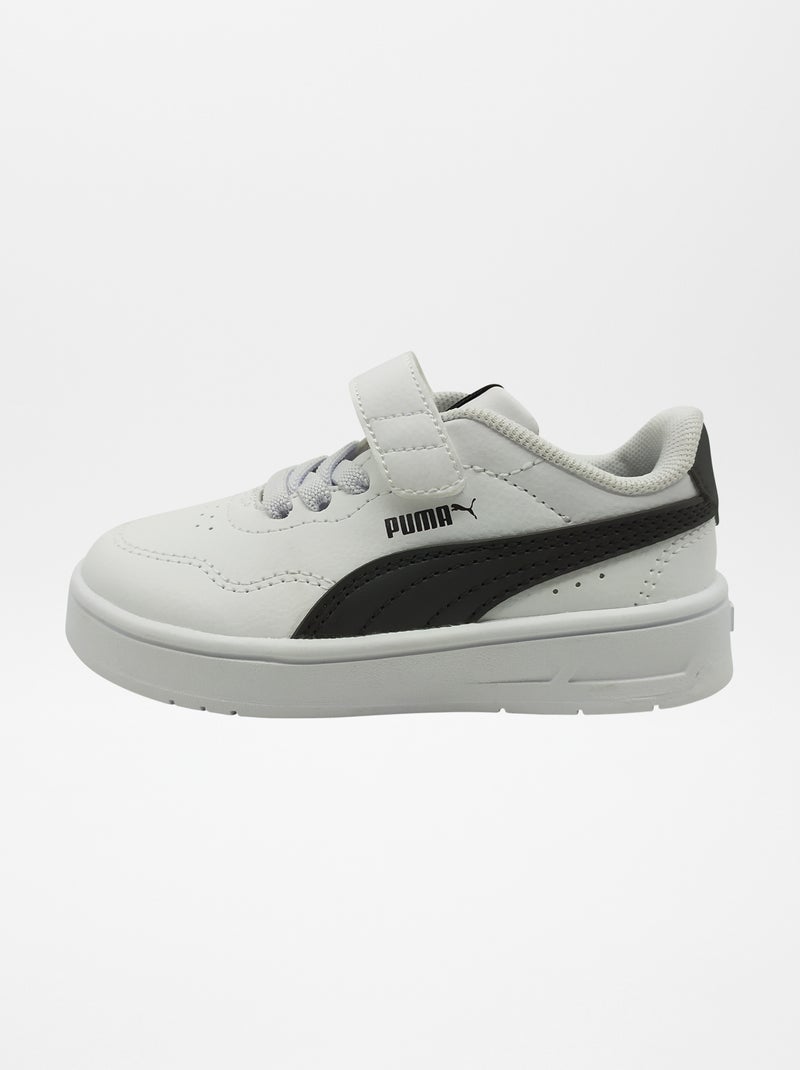 Sneakers met klittenband 'Puma' wit - Kiabi