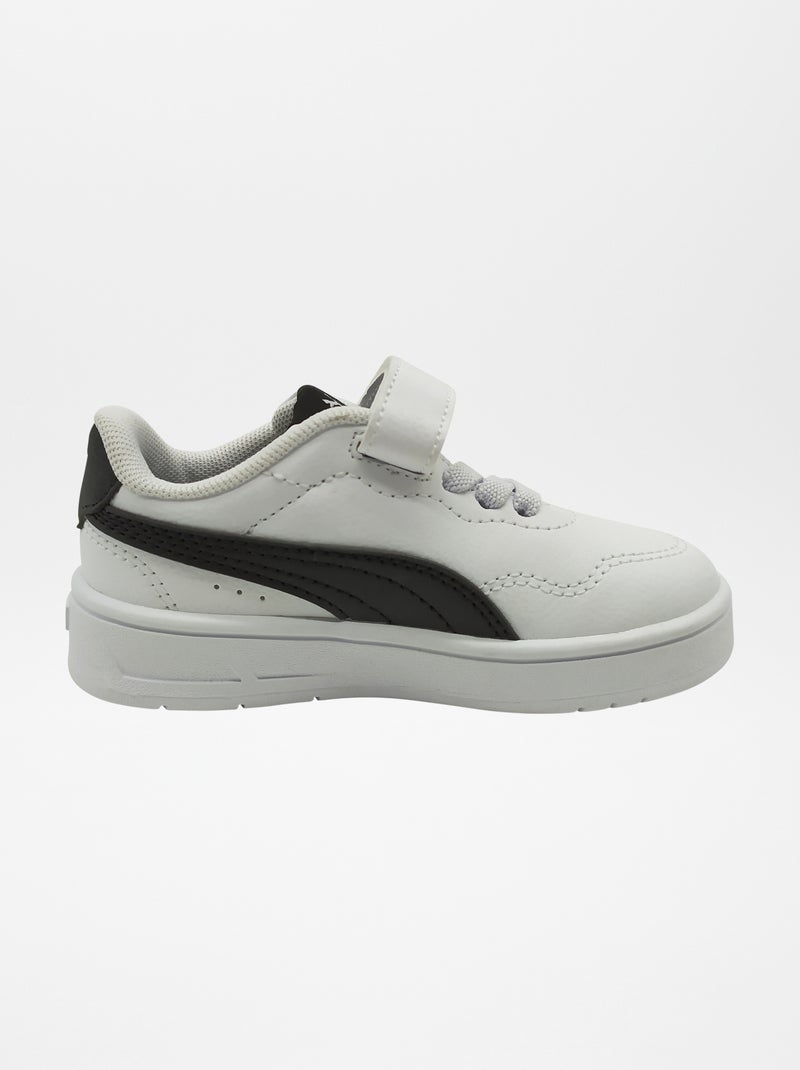 Sneakers met klittenband 'Puma' wit - Kiabi