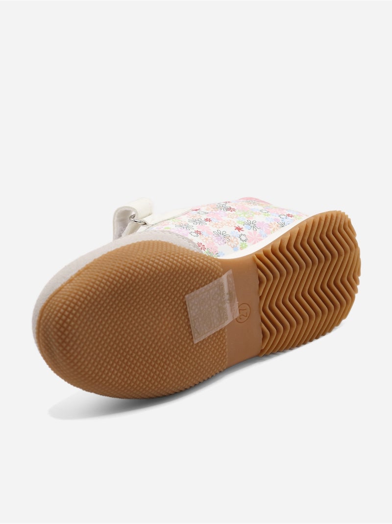 Sneakers met klittenband Roze - Kiabi