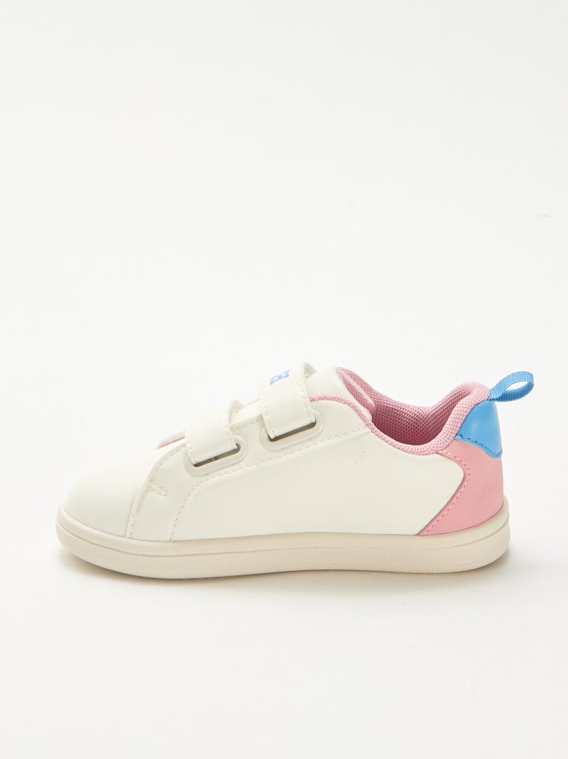 Sneakers met klittenband 'Stitch' Wit - Kiabi