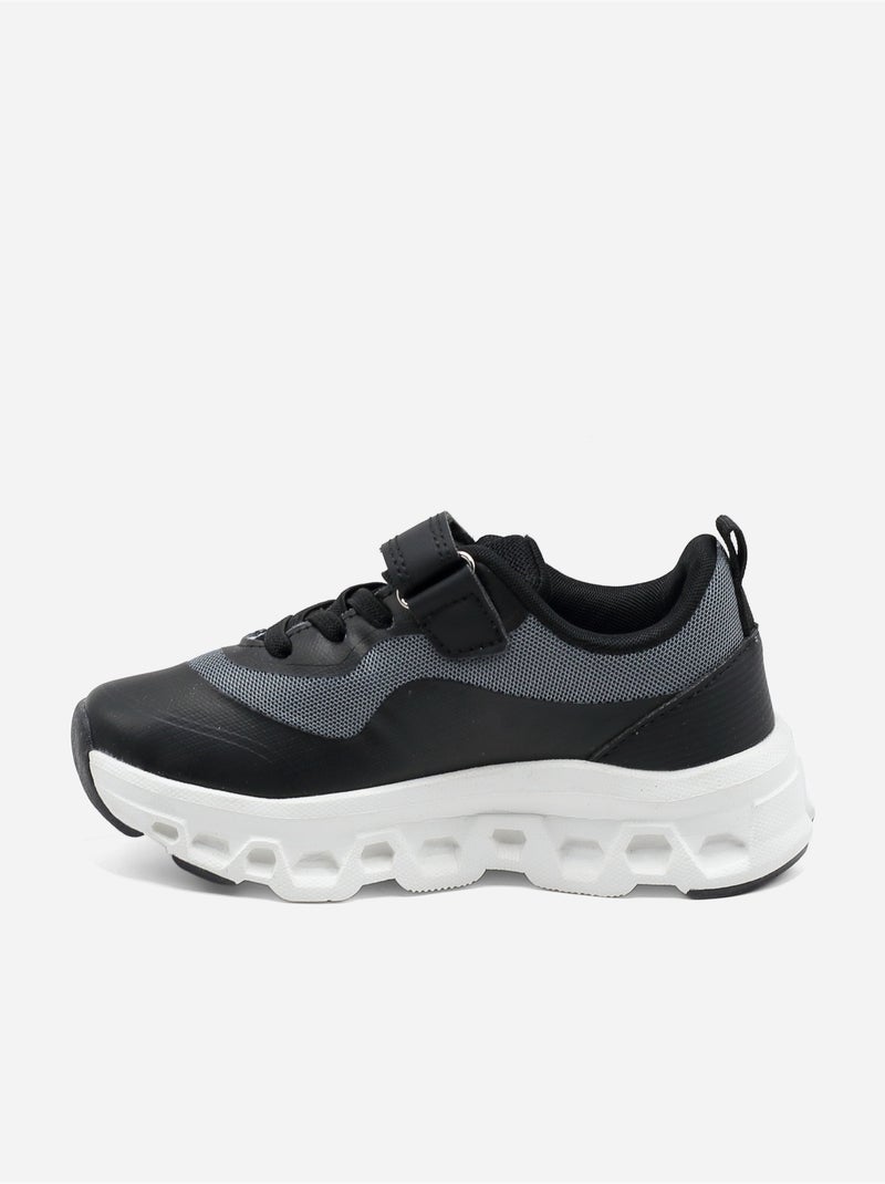 Sneakers met klittenband Zwart - Kiabi