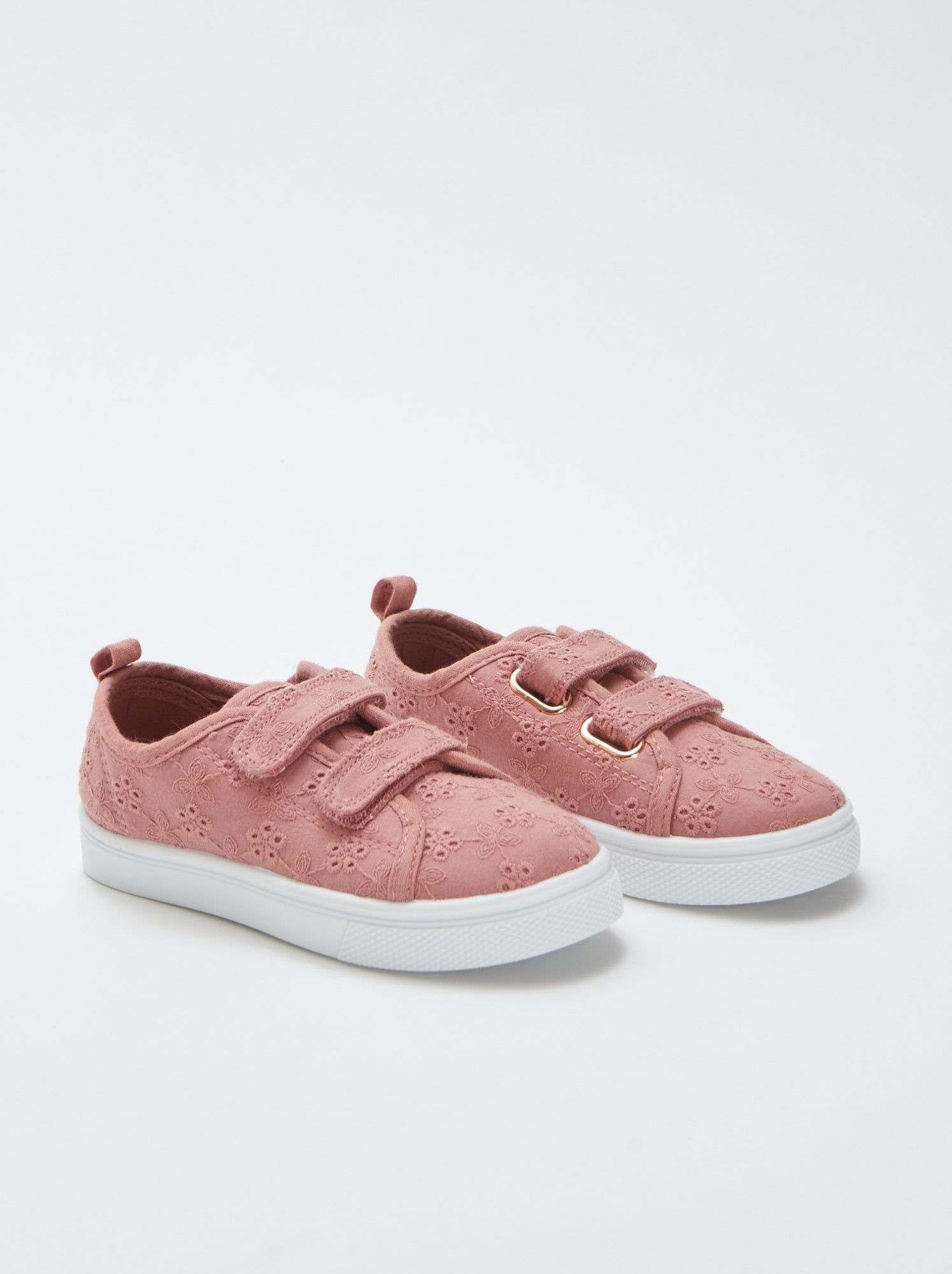 HSNA Meisjessneakers Sparkle Scales Sneaker Kinderschoenen met Klittenbandsluiting (a01 roze 26 EU