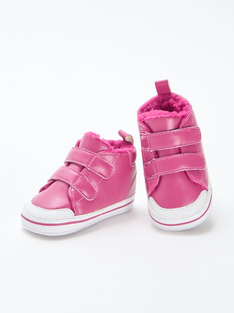Sneakers met klittenbanden 'Lotso'/'Disney' Rose - Kiabi