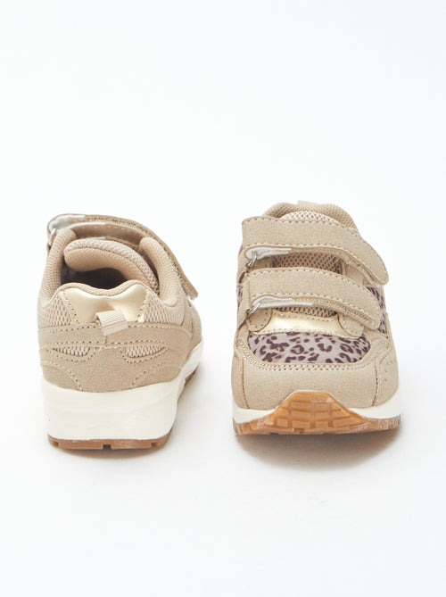 Sneakers met luipaardprint | Hardloopmodel - Kiabi