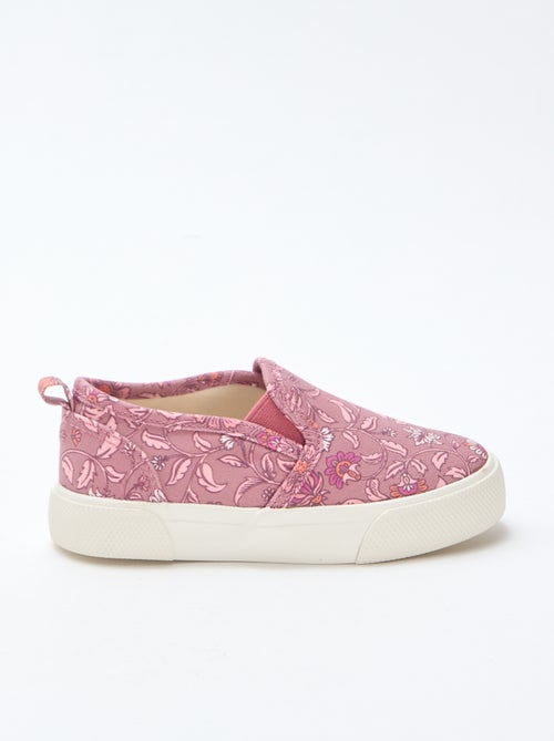 Sneakers met luipaardprint | Slip-onmodel - Kiabi