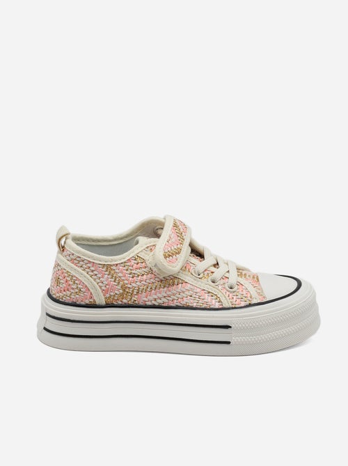 Sneakers met plateauzool - Kiabi
