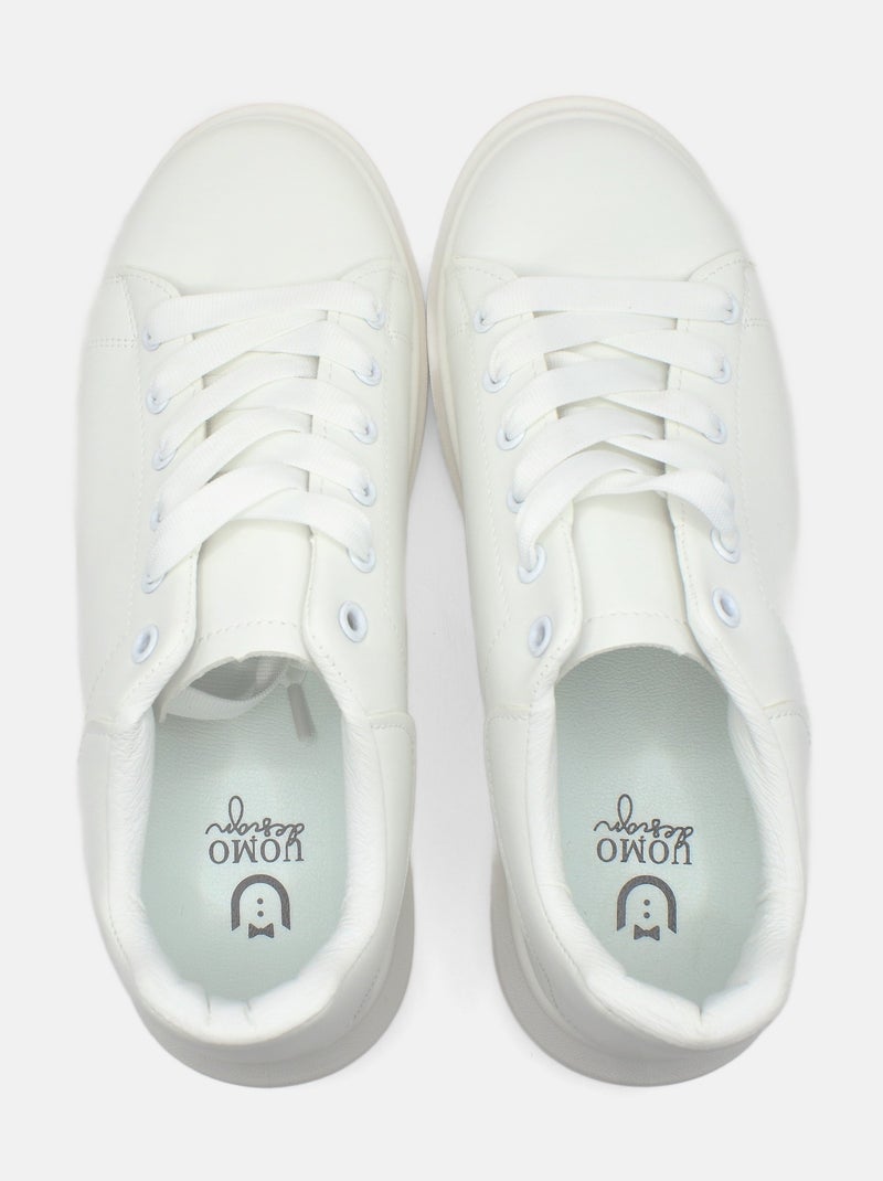 Sneakers met veters - Uomo Wit - Kiabi
