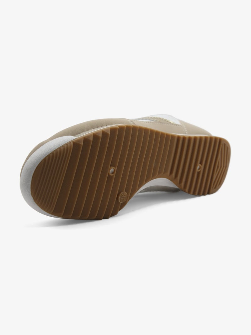 Sneakers met veters Beige - Kiabi