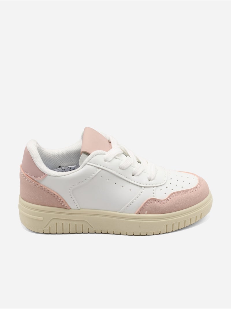 Sneakers met veters Roze - Kiabi