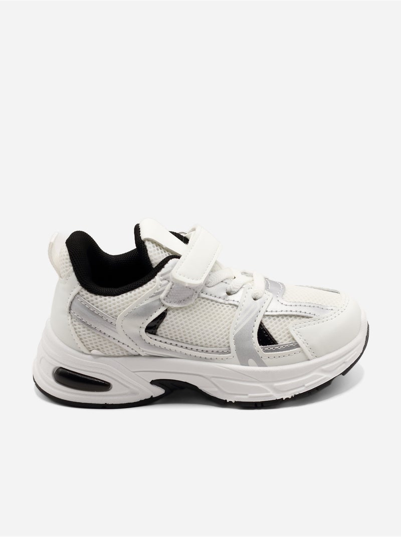 Sneakers met veters Wit - Kiabi