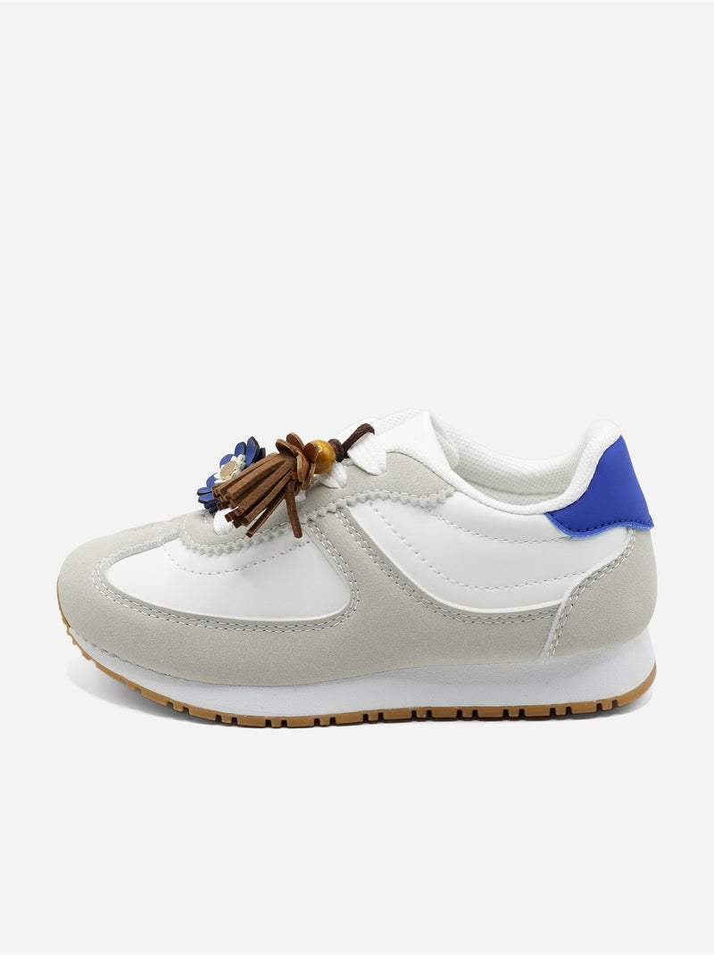 Sneakers met veters Wit - Kiabi