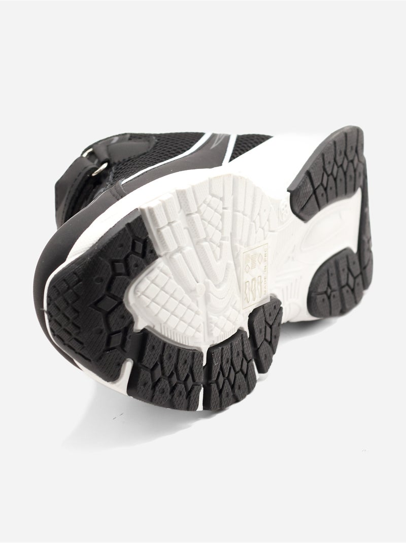 Sneakers met veters Zwart - Kiabi