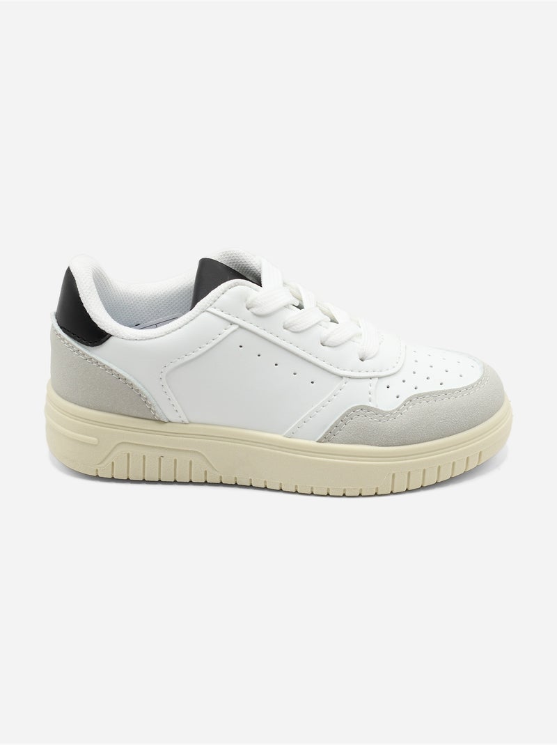Sneakers met veters Zwart - Kiabi