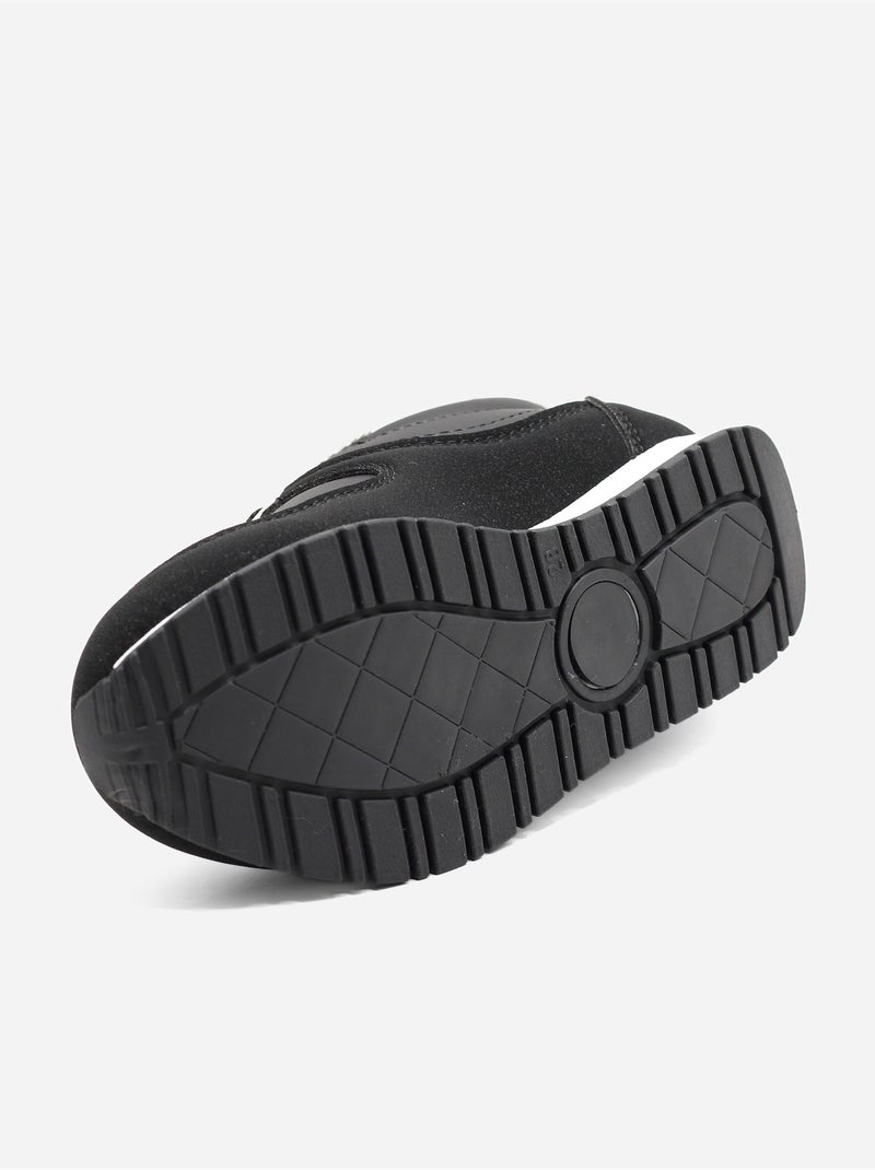 Sneakers met veters Zwart - Kiabi