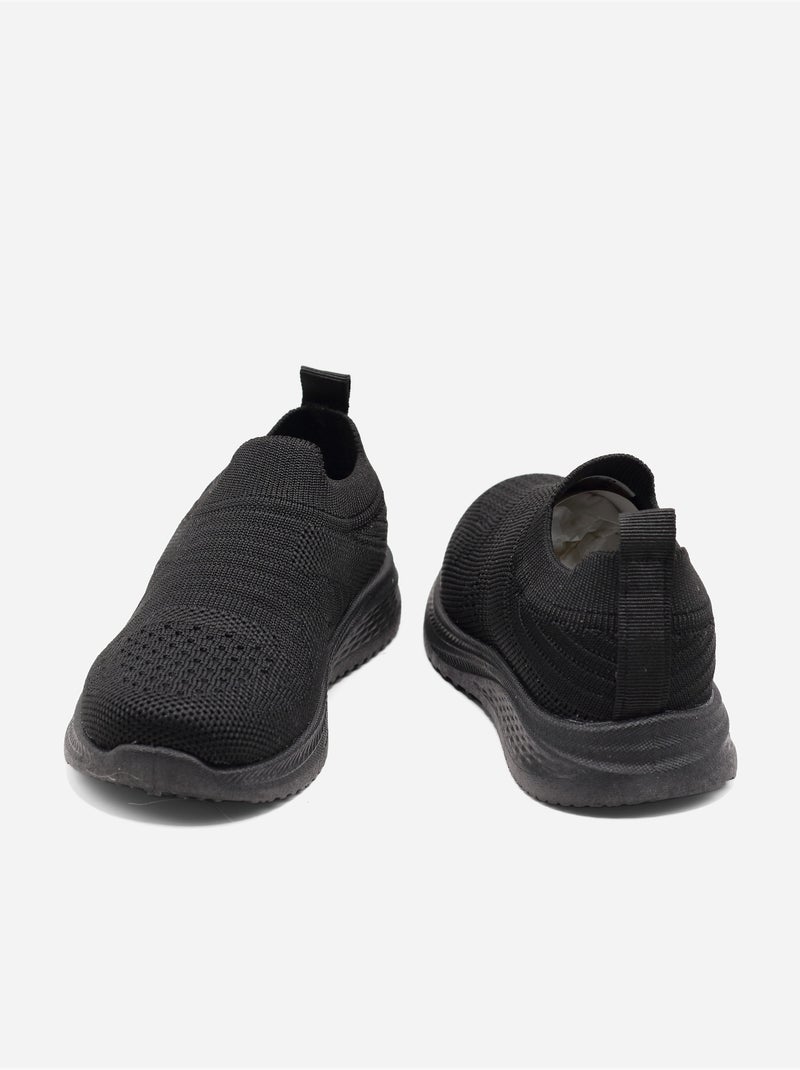 Sneakers om aan te trekken Zwart - Kiabi