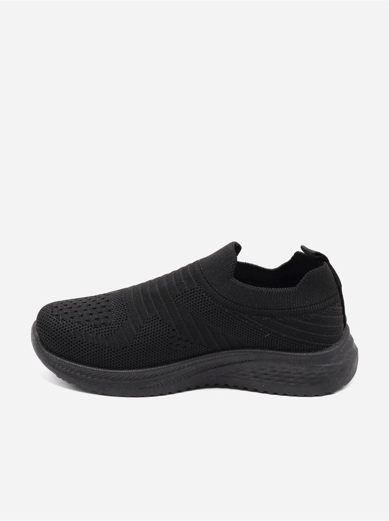 Sneakers om aan te trekken Zwart - Kiabi
