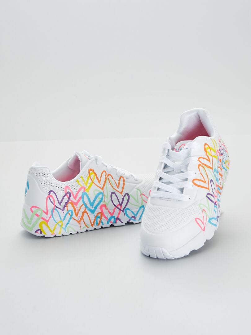 Luidspreker plaats rukken Sneakers 'Skechers' - wit - Kiabi - 54.00€