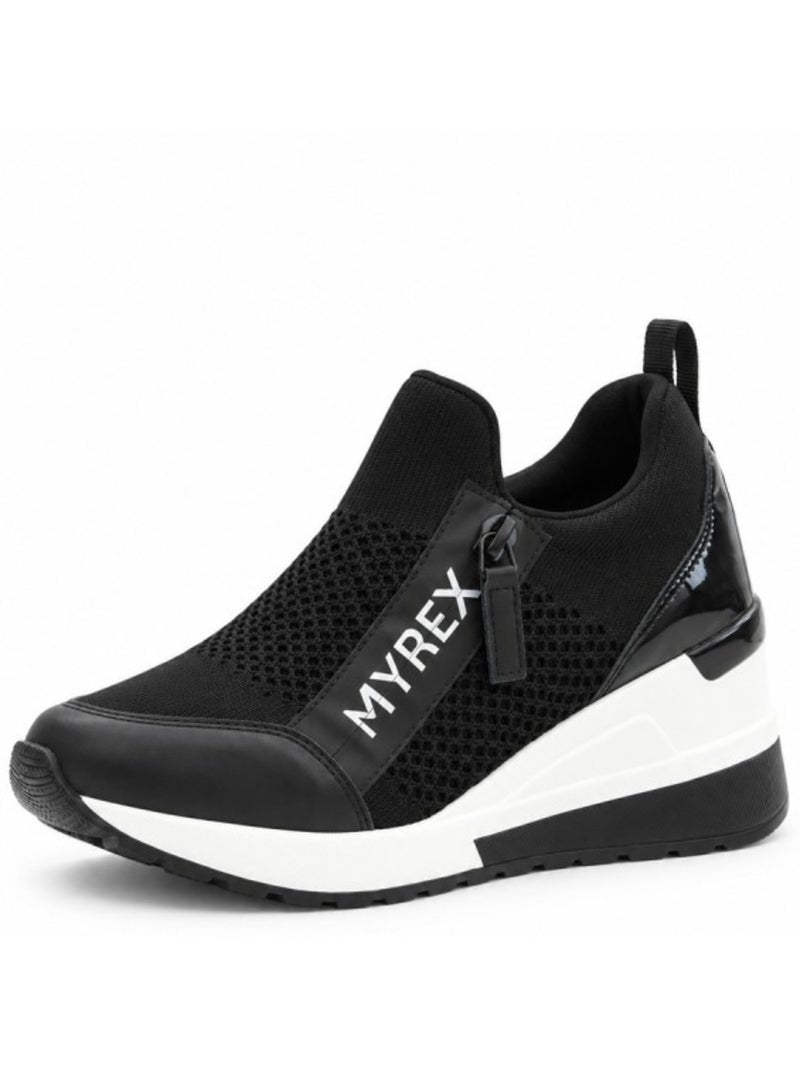 Sneakers textiel montevita Zwart - Kiabi