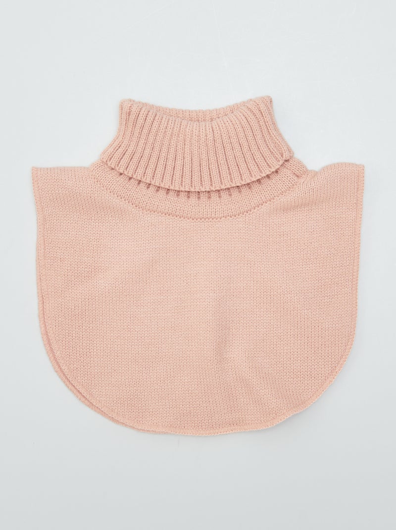 Snood à col plastron Rose - Kiabi