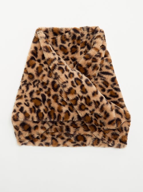Snood chaud imprimé léopard - Kiabi