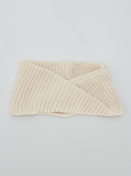 Snood en tricot et torsadé - Kiabi