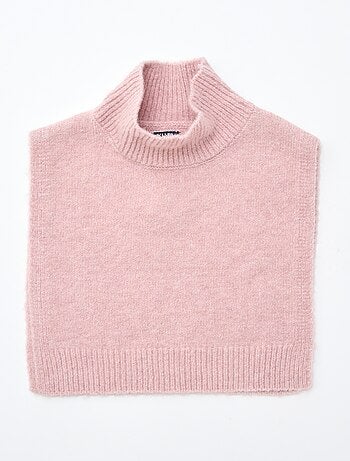 Snood plastron col montant