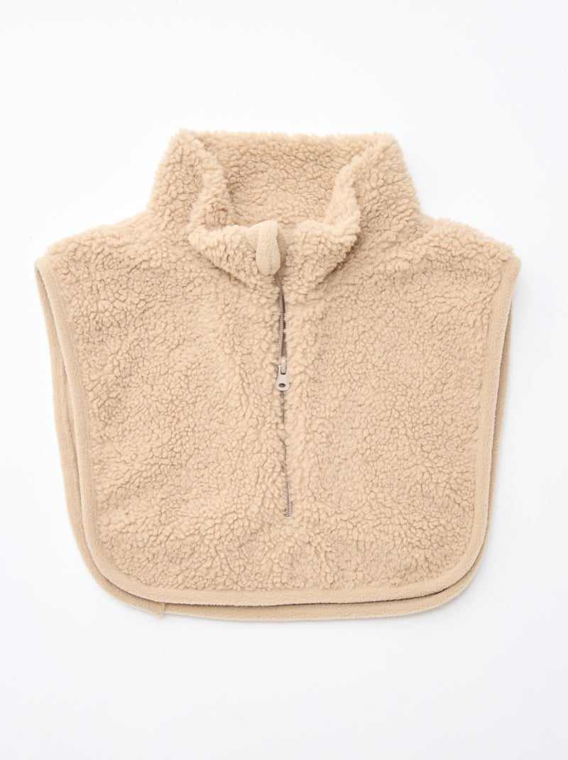 Snood plastron tout doux Beige - Kiabi