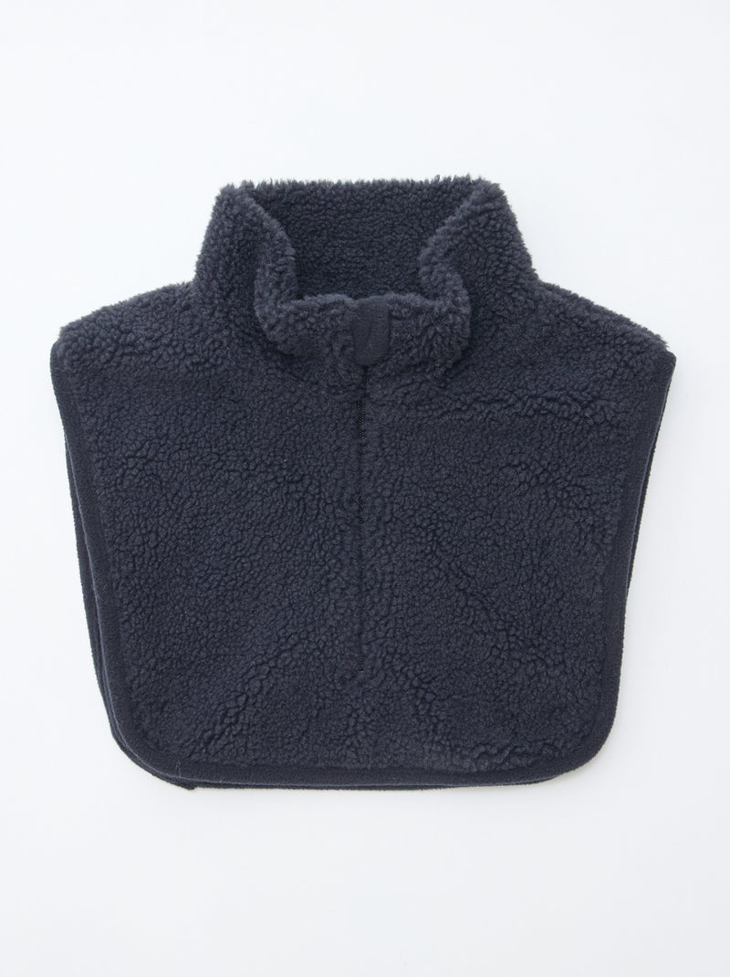 Snood plastron tout doux Bleu - Kiabi