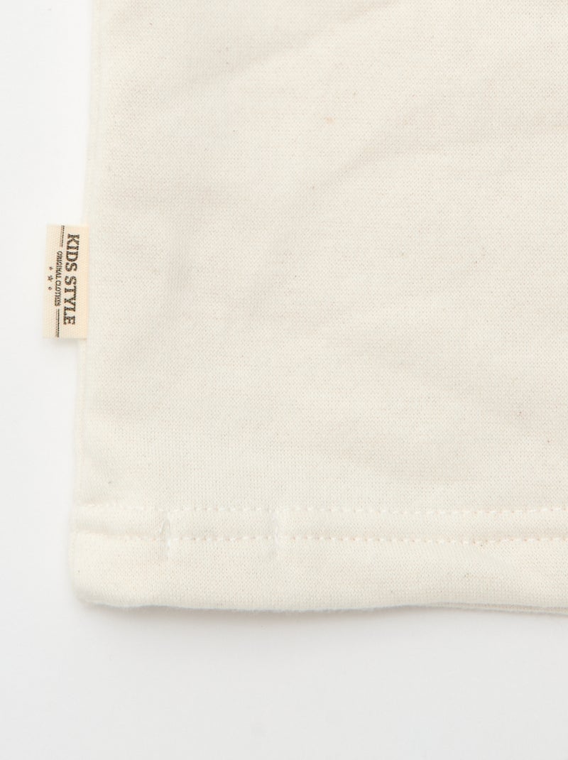 Snood uni doublé Beige - Kiabi