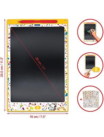 Snoopy 11’’ meerkleurige leer- en teken-e-ink-tablet met sjablonen