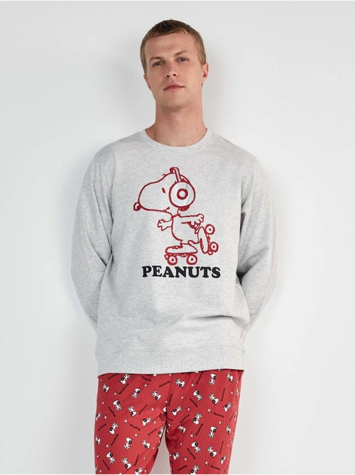Snoopy heren pyjama set in interlock breisel stof - Kiabi Snoopy heren pyjama set in interlock breisel stof - Kiabi