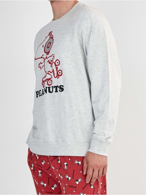 Snoopy heren pyjama set in interlock breisel stof - Kiabi Snoopy heren pyjama set in interlock breisel stof - Kiabi