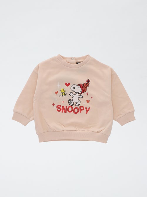 Snoopy-setje met sweater + legging van katoenfleece - Kiabi